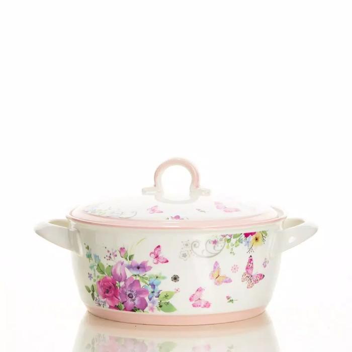 Casserole Keramik Bulat / Tempat Sup/ Tempat Sayur Keramik