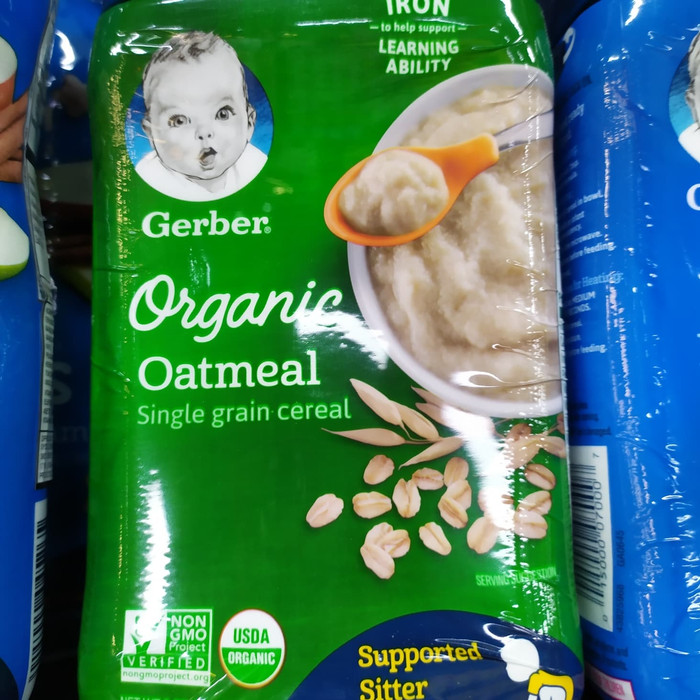 

GERBER Organic Oatmeal Cereal 227gram