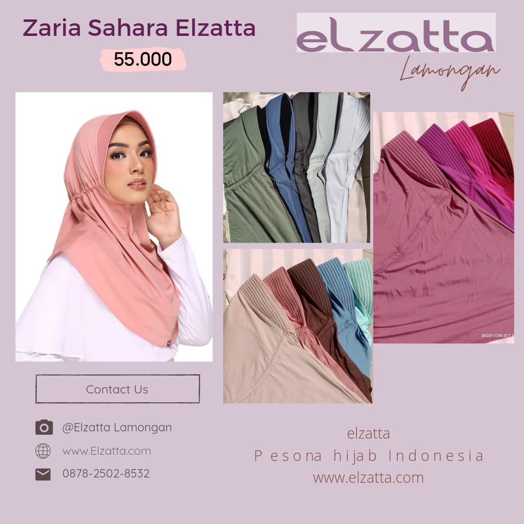 ELZATTA BERGO SERUT BELAKANG ZARIA SAHARA ELZATTA