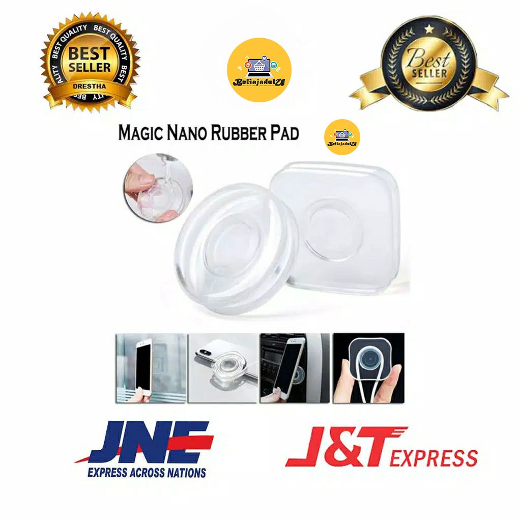 Beliajadulu88 Holder Gel Pad Perekat Nano gelpad Serbaguna Phone Holder HP / NANOTAPE / GRIP