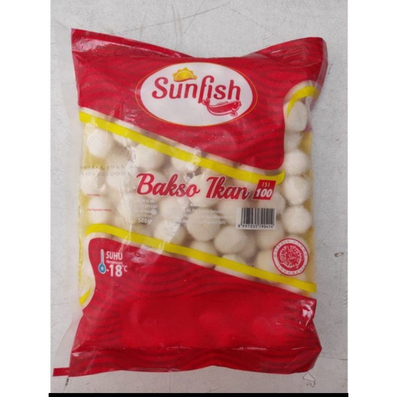 

Sunfish Baso Ikan Rebus S Berat 500 gr Isi 100 pcs