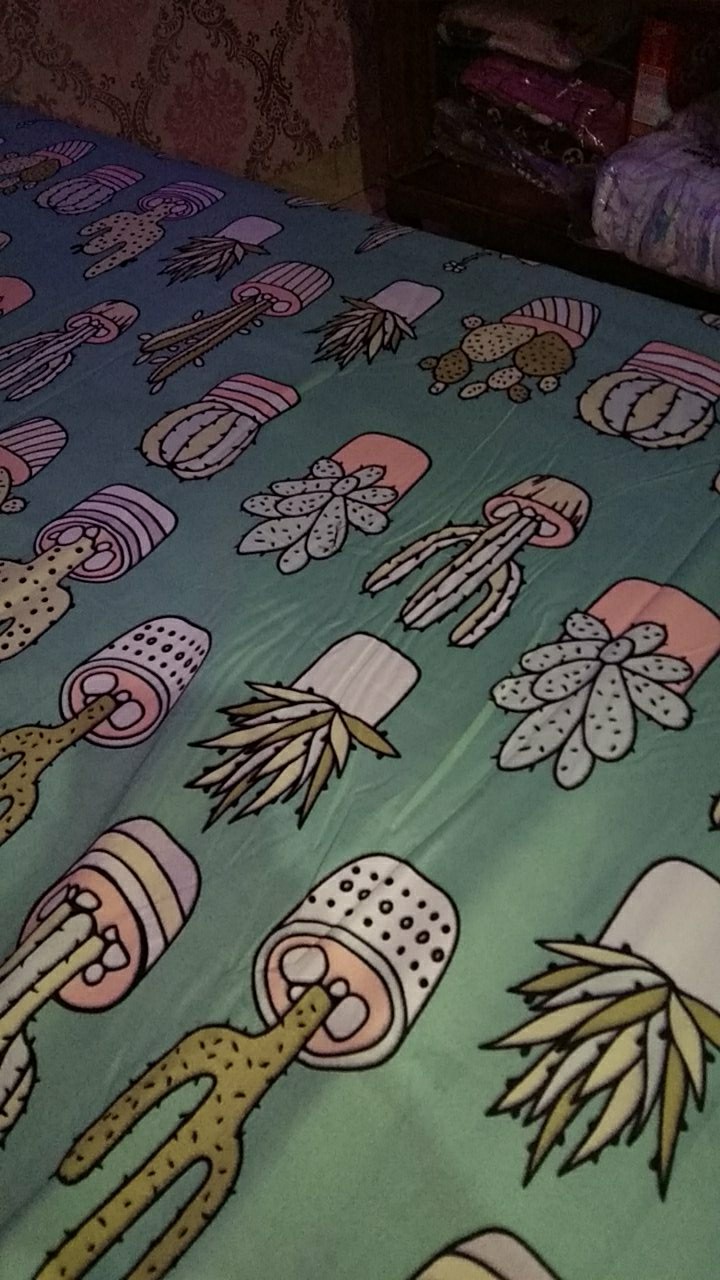 Kendra King Size / 180x200 - Cactus Fiesta, Black Cactus, White Cactus, Blue Cactus