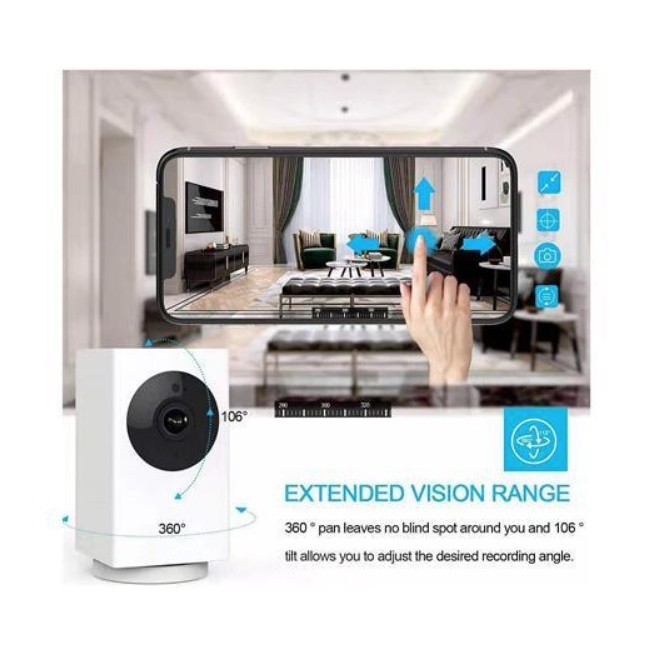 HD Wireless Mini IP Camera / IPCAM Wifi Smart Net Cam, App IPC360 Home