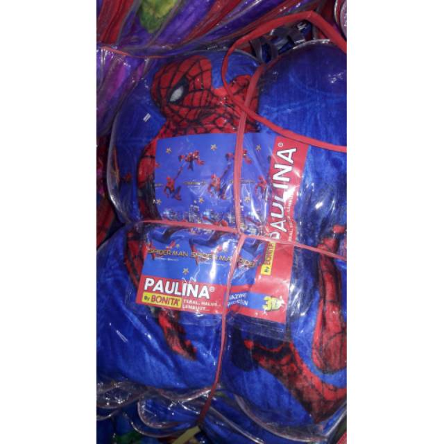 Selimut bonita spiderman