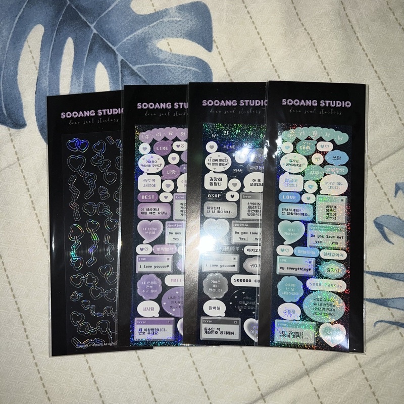 

Sooang Studio Official Original Korean Deco Stickers