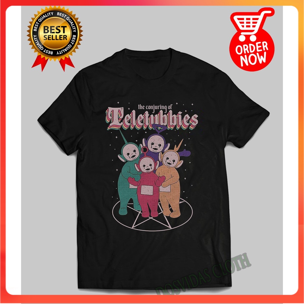 Import Quality MURAH BAJU BERKUALITAS Kaos THE CONJURING TELETUBBIES keren TELETUBBIES