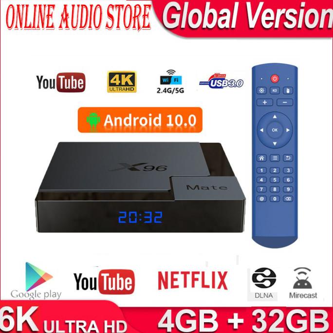 X96 MATE SMART TV BOX 4GB/32GB ALLWINER H616 BLUETOOTH 5.0 ANDROID 10