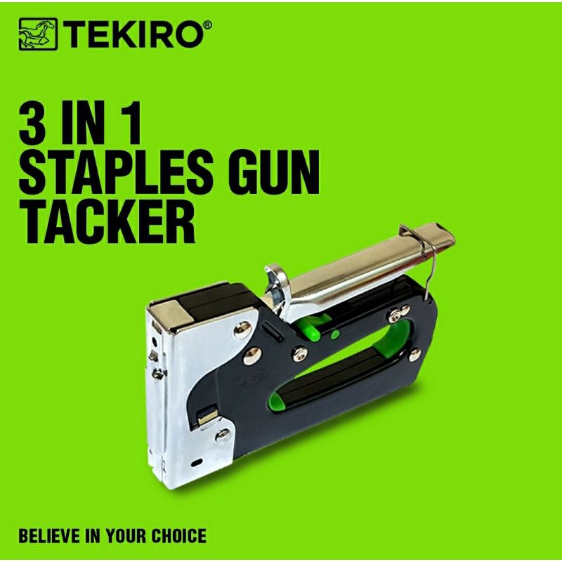 TEKIRO Staple Gun Tacker 3 in 1 Staples Tembak 6-1 Mm