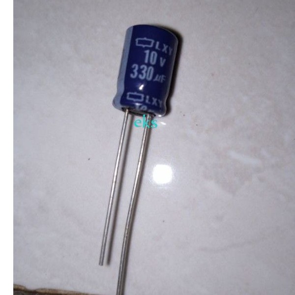 10v 330 uf  kapasitor capasitor elco elko 330uf 10v 330uf 10volt