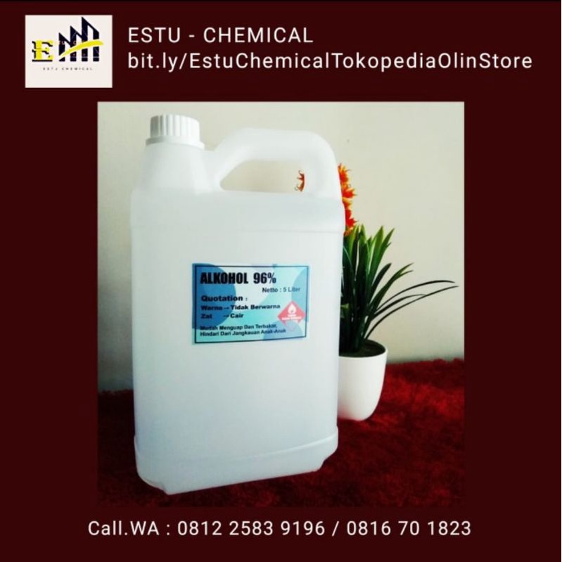 Alkohol Teknis 96% - 5 Liter
