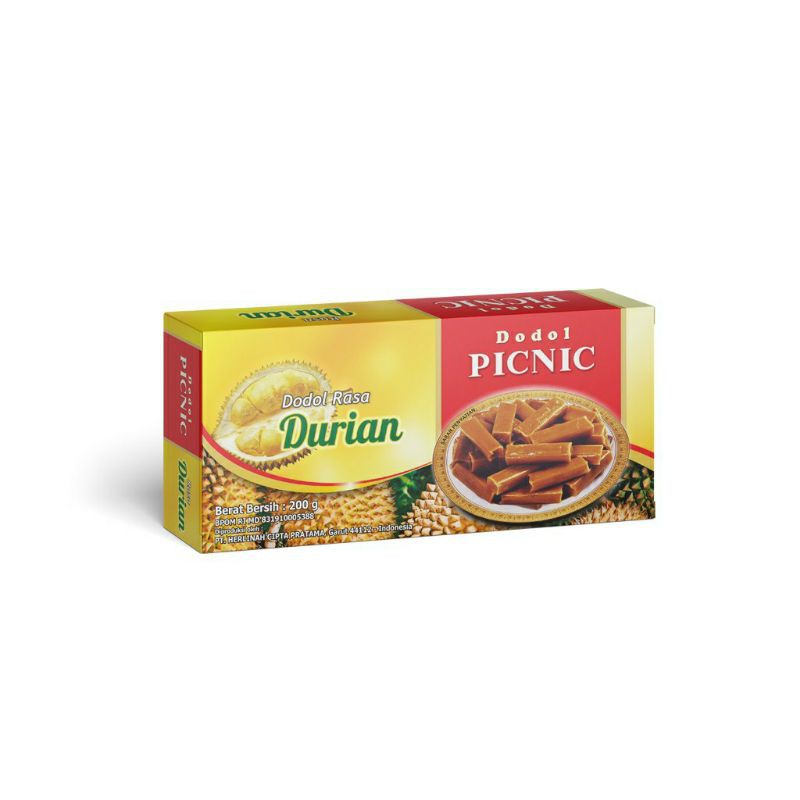 

Dodol PICNIC Rasa Durian 200gr