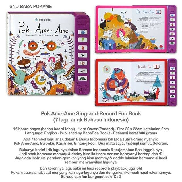 Pok ame ame sound book buku Indonesia best seller