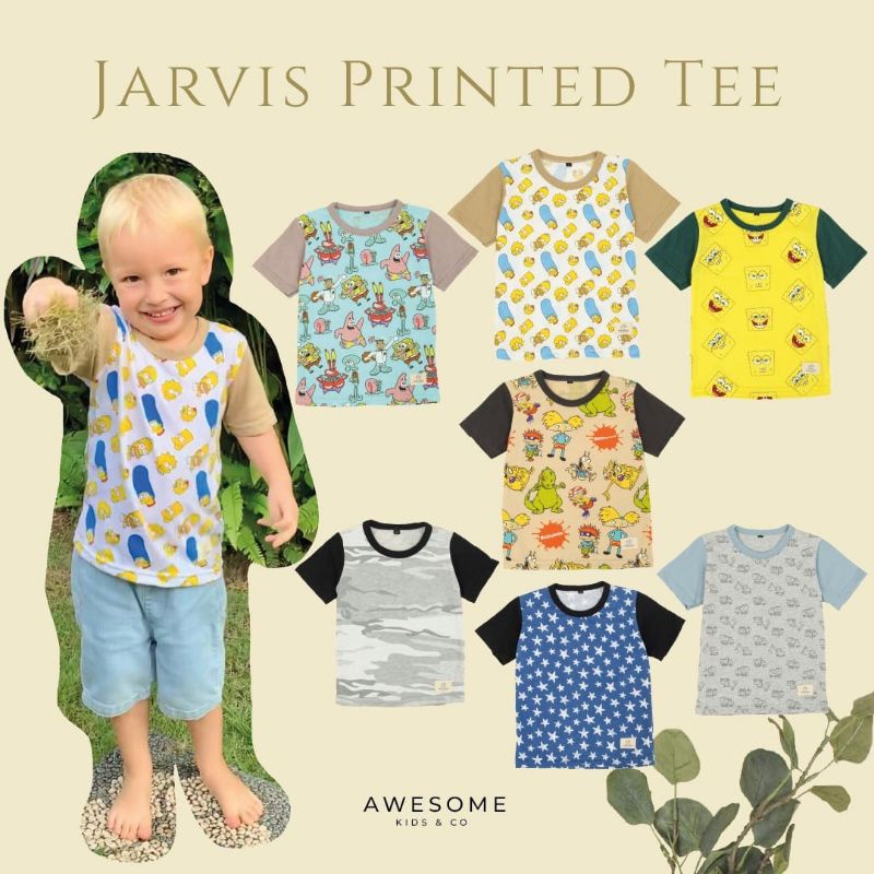 JARVIS PRINTED TEEE