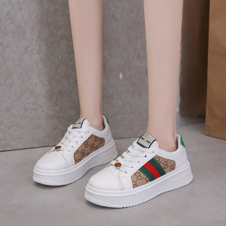 Sepatu Sneakers Wanita ( GUGGI ) Fashion Korean  Terkece Import