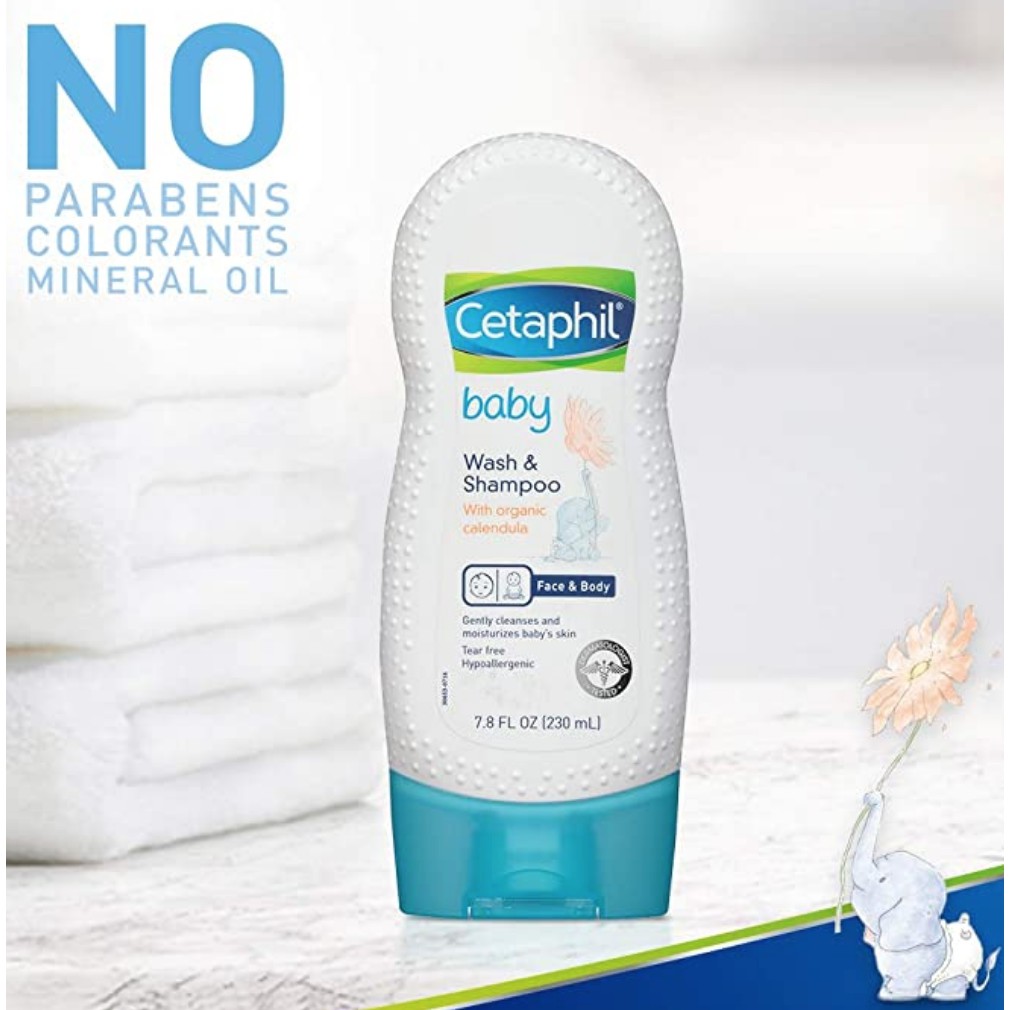 Cetaphil Baby Wash &amp; Shampoo with Organic Calendula 230ml