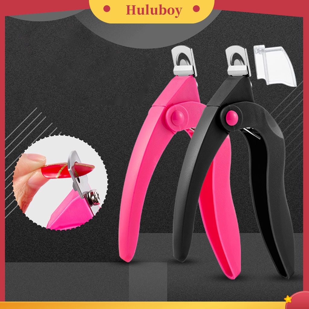 Huluboy Huluboy♡ Gunting Kuku Bentuk U Bahan Plastik Untuk Manicure