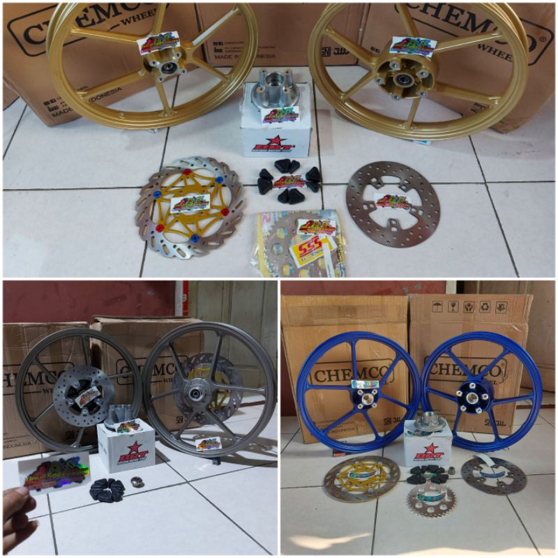 VELG BRT CHEMCO MX KING 160/160-17 PNP NINJA TIGER CBR CB150 R15 KLX DTRACKER VIXION NEW SUPRAX125 B