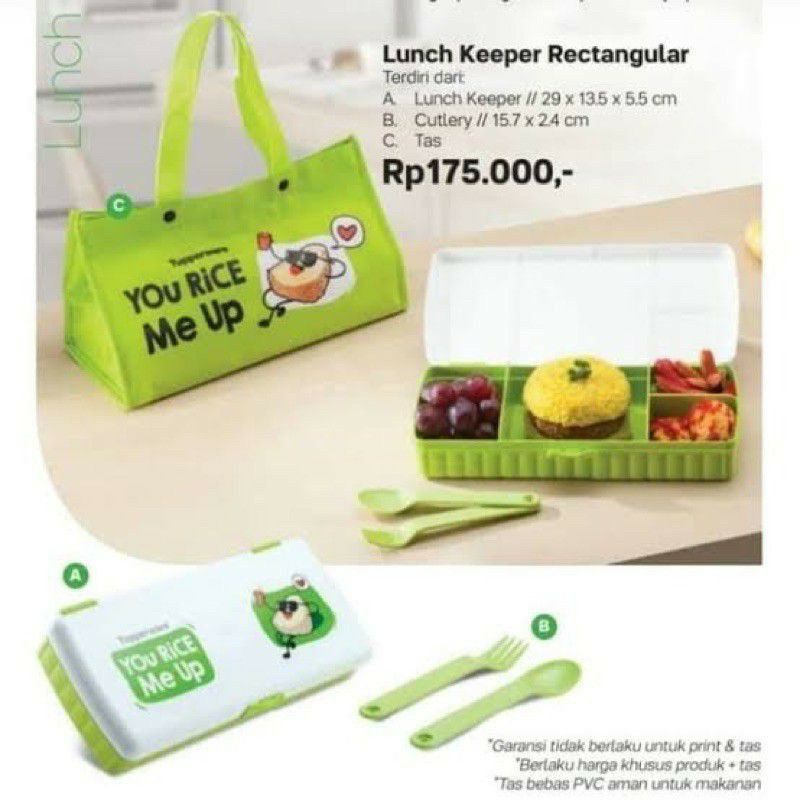 Promo Tupperware Original You Rice Me Up Bekal Makan