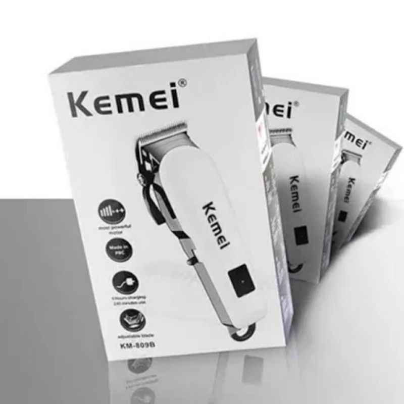 MESIN POTONG RAMBUT KEMEI RECHARGEABLE ALAT CUKUR RAMBUT KEMEI KM- 809B CHARGE