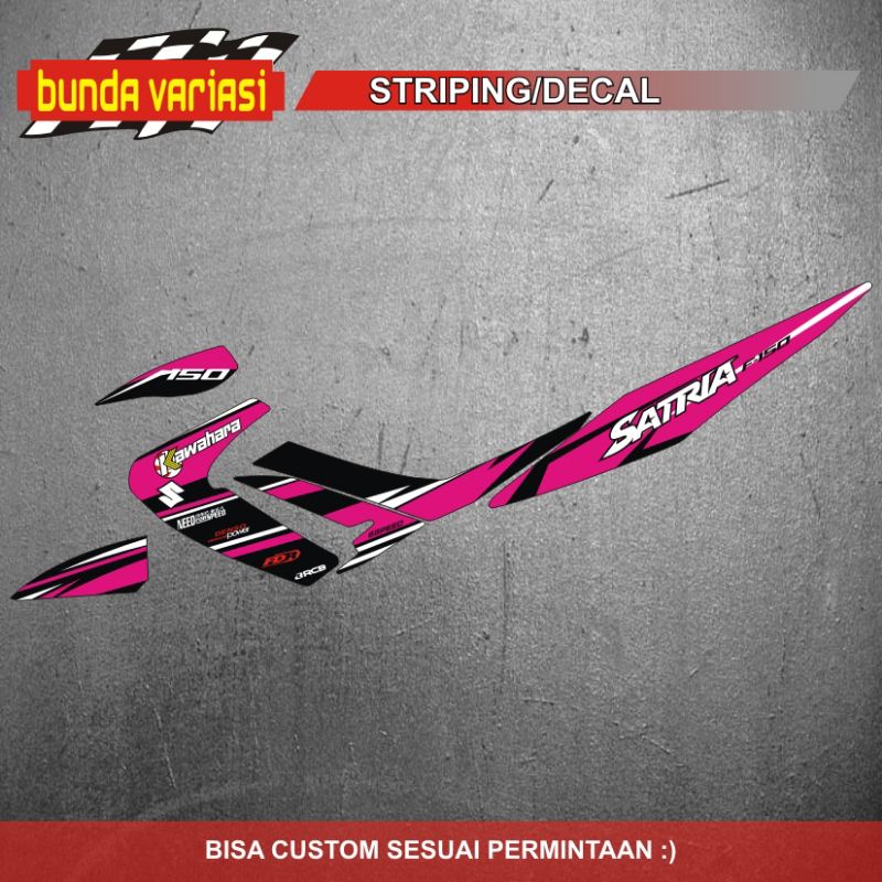 striping variasi satria fu old