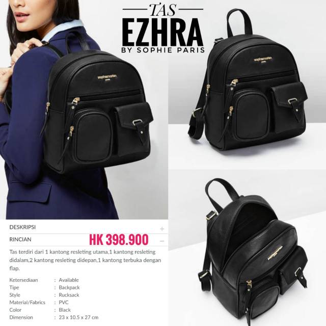 Tas ransel EZHRA promo