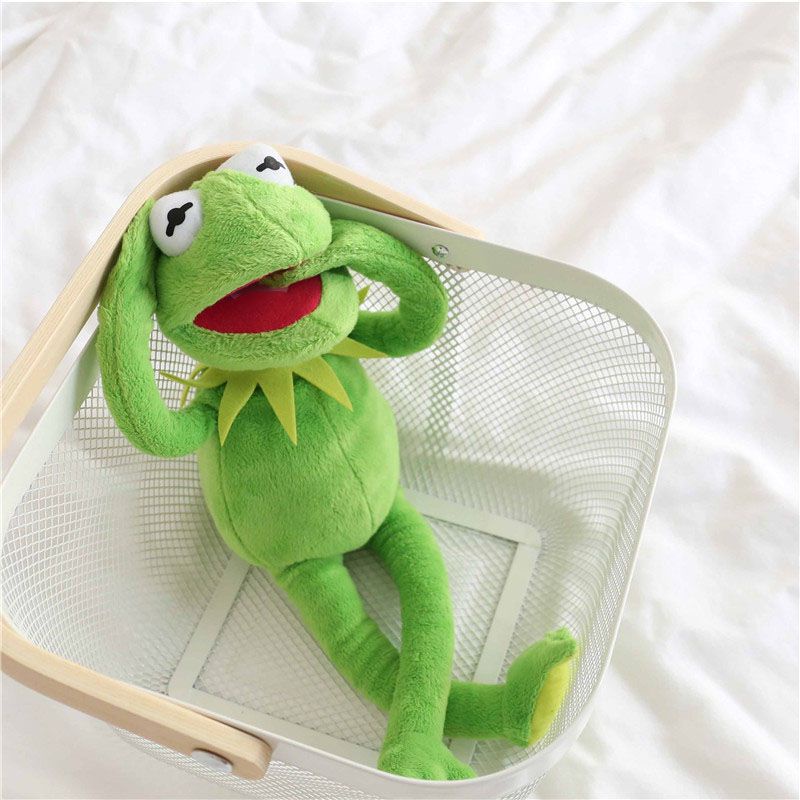 Mainan Boneka Kodok Kermit Muppets Bahan Plush Ukuran 60cm