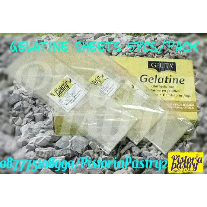 

PROMO ENAK Gelatine Sheet Halal (Gelita) Terlaris