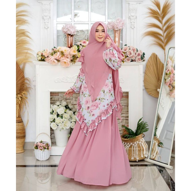 Aisyah series (d.Pink) ori BoutiqueRhey harga reseller pqh
