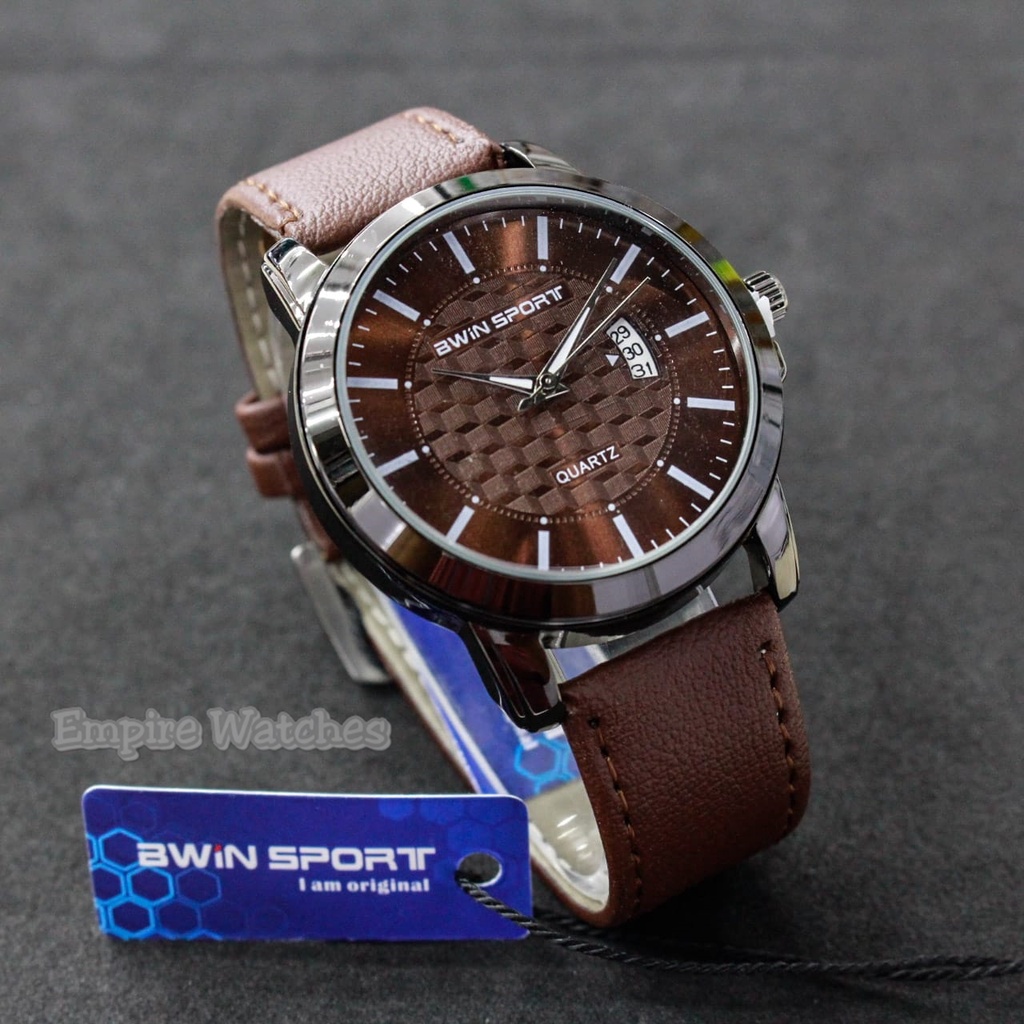Jual Jam Tangan Awin Bwin Sport B630 Pria Cowok Analog Tanggal Aktif