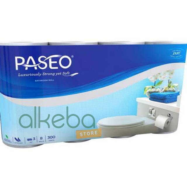 Toilet Roll Tissue Paseo isi 8 Rol / Tisu gulung Bathroom Luxuriously