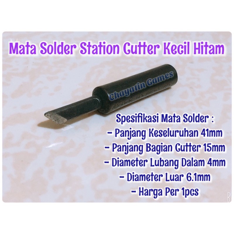 Mata Solder Station Model Cutter Kecil 900M-T-SK