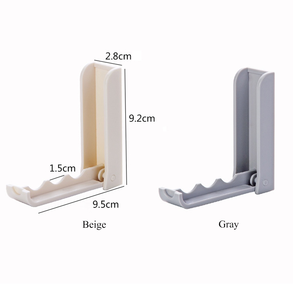 Kait Gantungan Lipat Multifungsi Dengan Perekat Untuk Kamar Mandi / Dapur