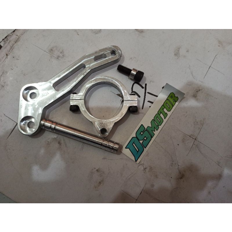 braket breket dudukan stabilizer stang stik CNC PNP Honda CB GL Tiger MP megapro GL100 Stabilizer oh