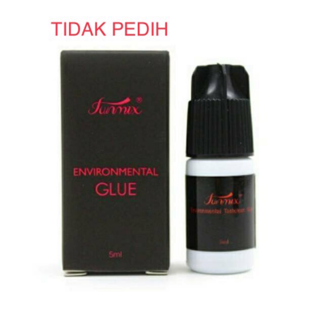 Botol Hitam Funmix Environmental Eyelash Extension Glue 5ml Fumix glue lady black