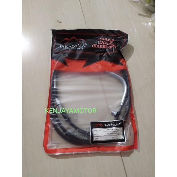 KABEL REM BELAKANG VARIO 150 ESP 43450K59A11 HIGH QUALITY