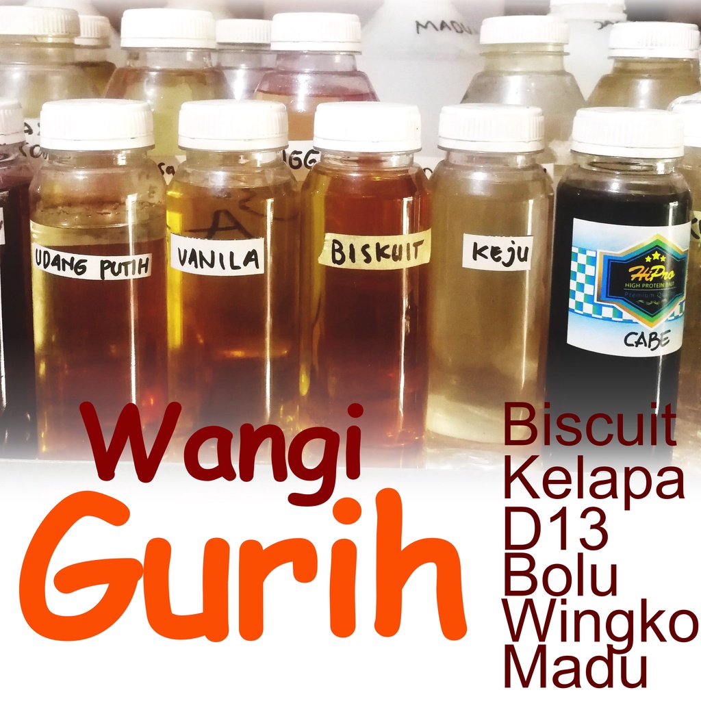 ESSEN WANGI GURIH 100ML / BOLU / D13 / WINGKO / BISKUIT / BIANG SUSU / BLENOK / MADU / KELAPA BAKAR