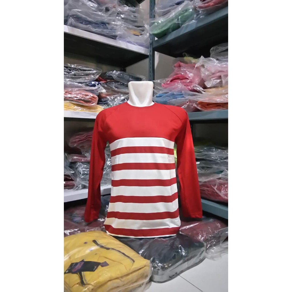 KAOS LENGAN PANJANG PRIA SALUR MURAH