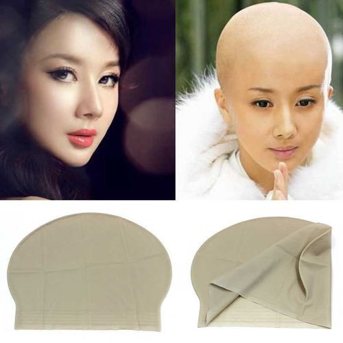 Bald Cap Latex Fake Skin - Wig untuk cosplay bald head - kepala botak