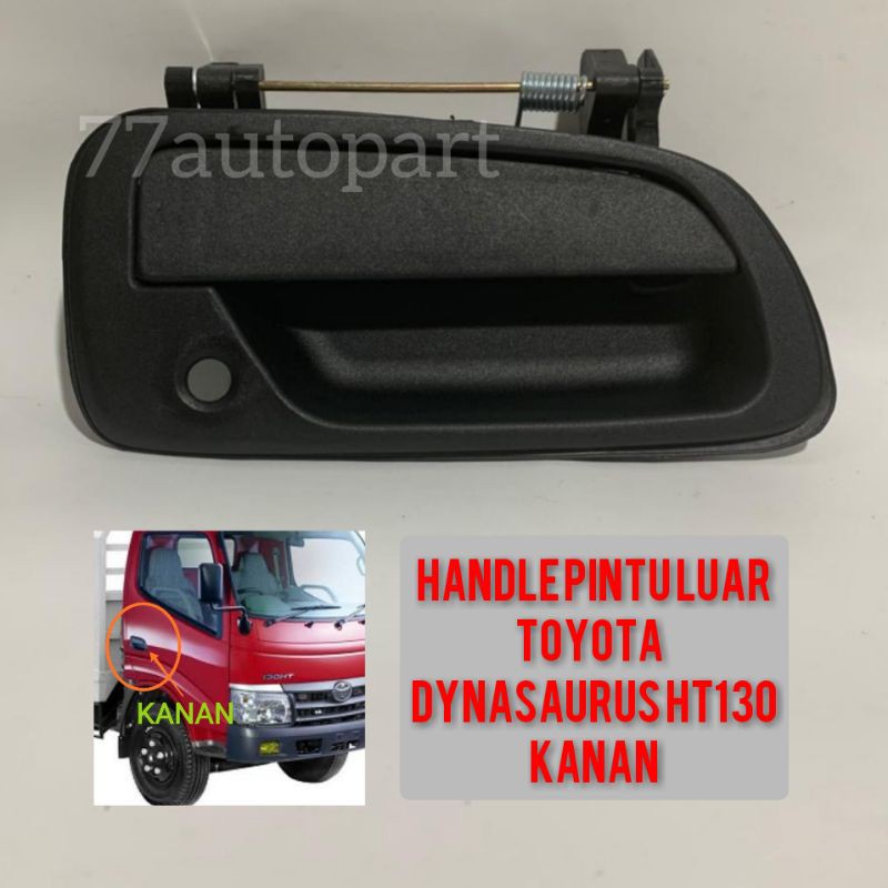 Handle pintu luar toyota dynasaurus 130ht tahun 2000 keatas kanan