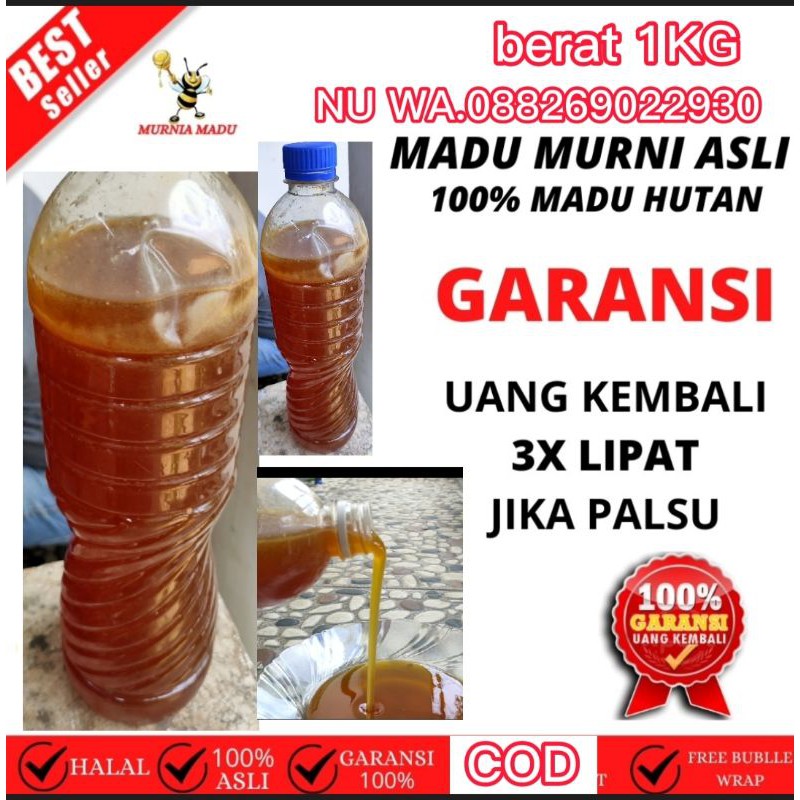 

Madu Asli 100% maduh merah madu murni