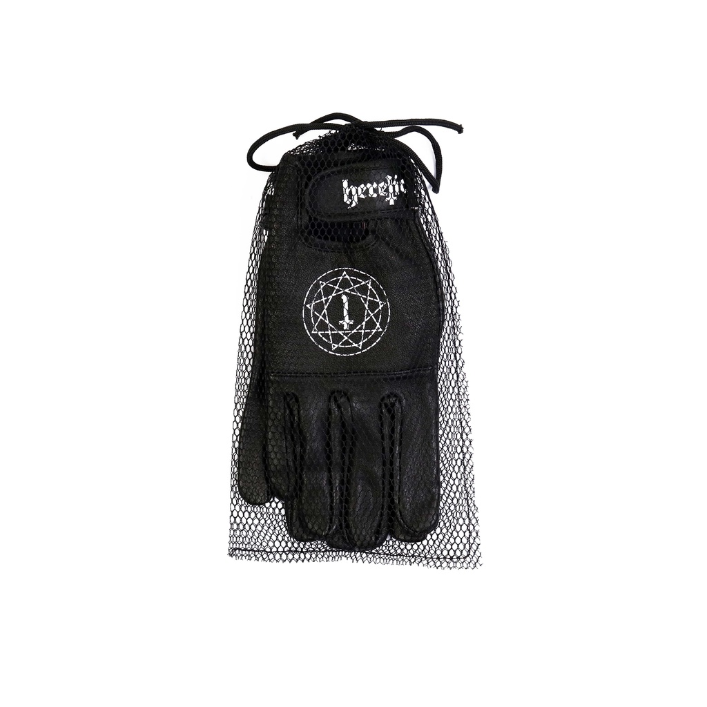 Heretic - Leather Gloves - Sarung Tangan Kulit - Baron Pentagram