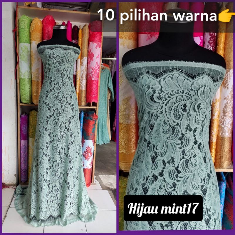 Bakal Kain Brokat Semi Francis, Brukat Semi Prancis katun