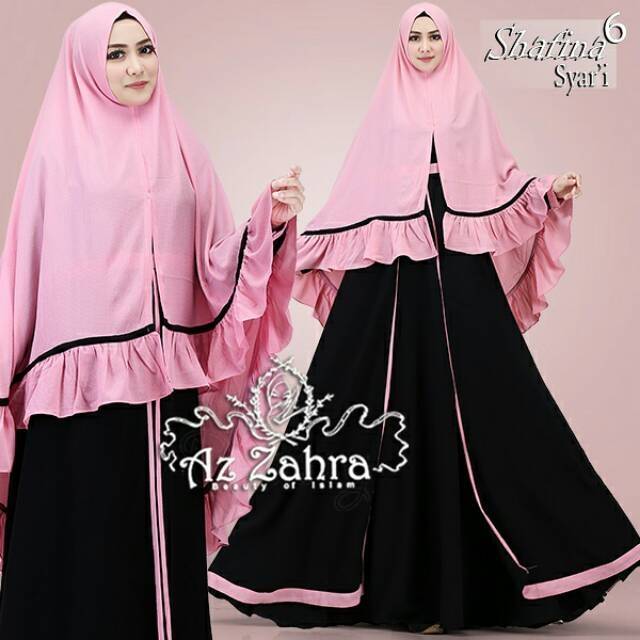 GAMIS SHAFINA SYAR'I BY AZZAHRA (ORIGINAL)