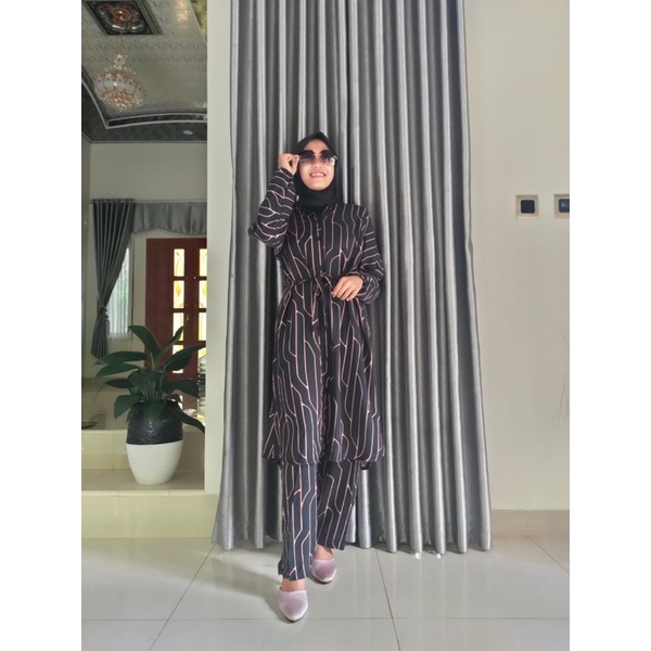 ONE SET JUMBO / SETELAN RAYON JUMBO/TUNIK JUMBO/SETELAN WANITA