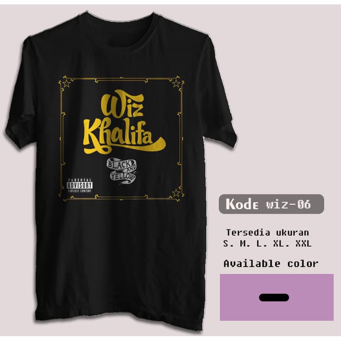 KAOS WIZ KHALIFA TSHIRT GILDAN SOFTSTYLE WIZ 06