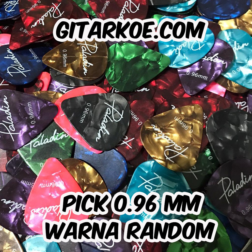 Pick Gitar Kerang Paladin ECER WARNA RANDOM