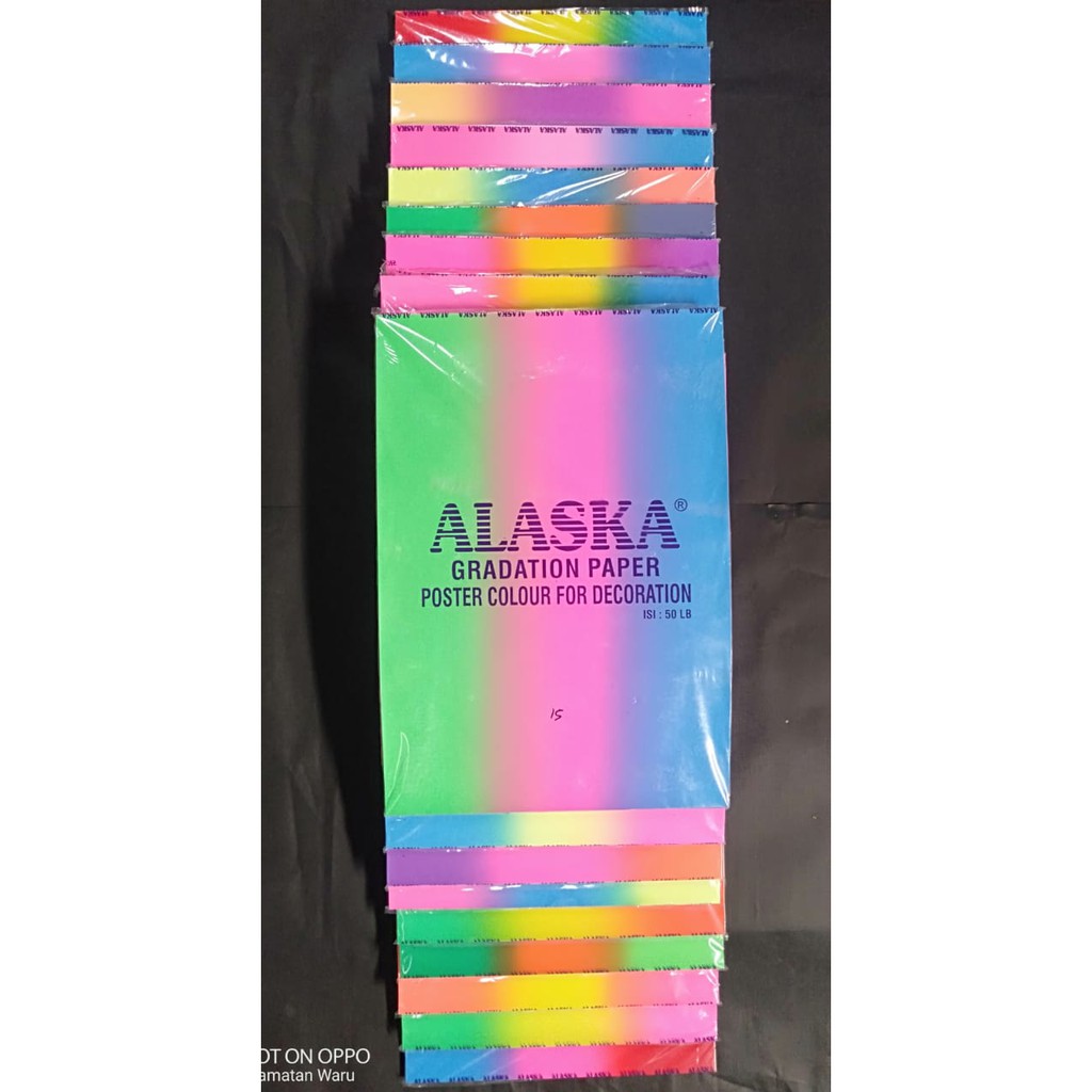 

Kertas Pelangi Fluorescent Ariston Spot Lite 59x41 cm 50 lembar