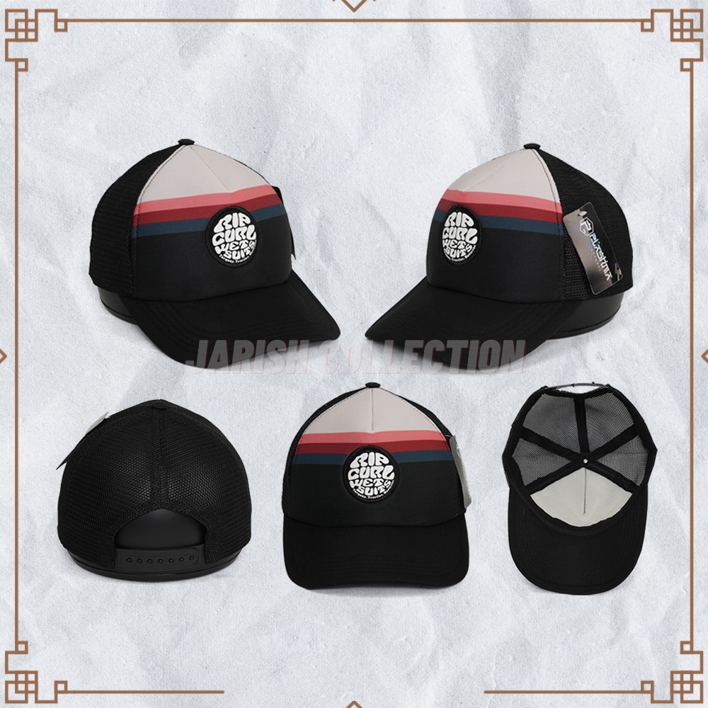 Topi Baseball Distro JARING TRUCKER Logo Distro Random Pria Wanita Topi Hitam Jaring Polos Logo NY Topi Logo Billa Bong QuickSilver Vans Volcom Converse Oakley Stussy DC Vans Topi Anak Laki Laki Perempuan Topi Pantai Topi Olahraga Sport Murah