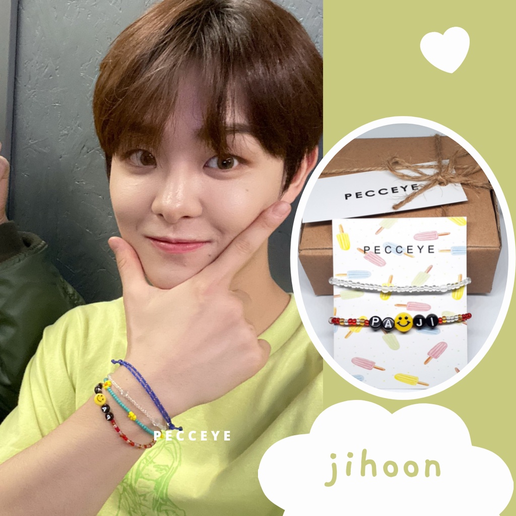 TREASURE JIHOON BEADS BRACELET 3 | GELANG KPOP JIHOON TREASURE