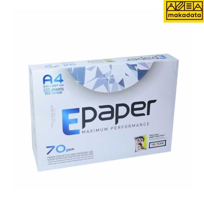 

^^^^^] Kertas HVS E-Paper A4 70gr | Kertas Fotocopy | Kertas MURAH (1 RIM)
